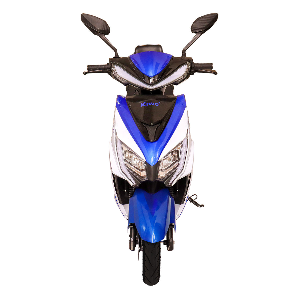 Motocicleta Eléctrica Kiwo E-Bike ZL color Azul con Blanco