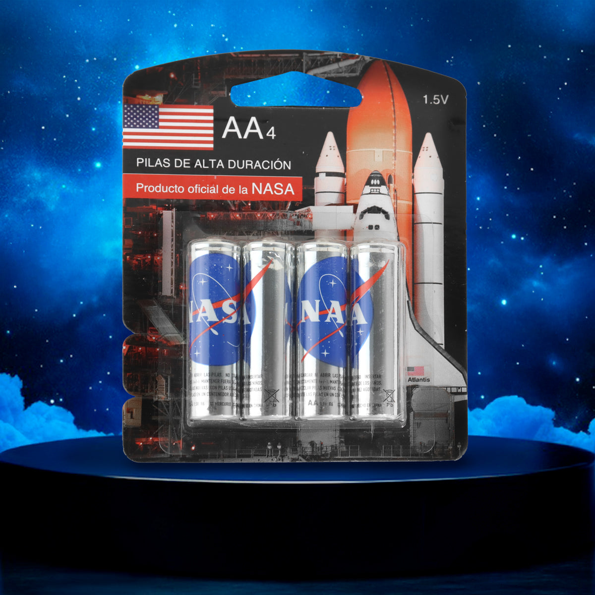Pilas AAA4 de Alta Duración, NASA, 4 pzas