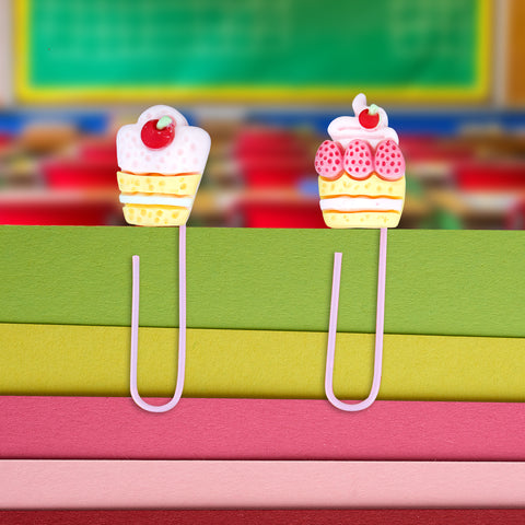 Clips con Diseño de Cupcakes, 2 pzas