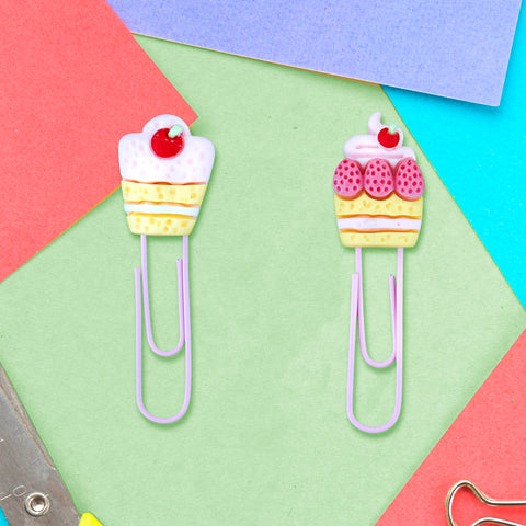 Clips con Diseño de Cupcakes, 2 pzas