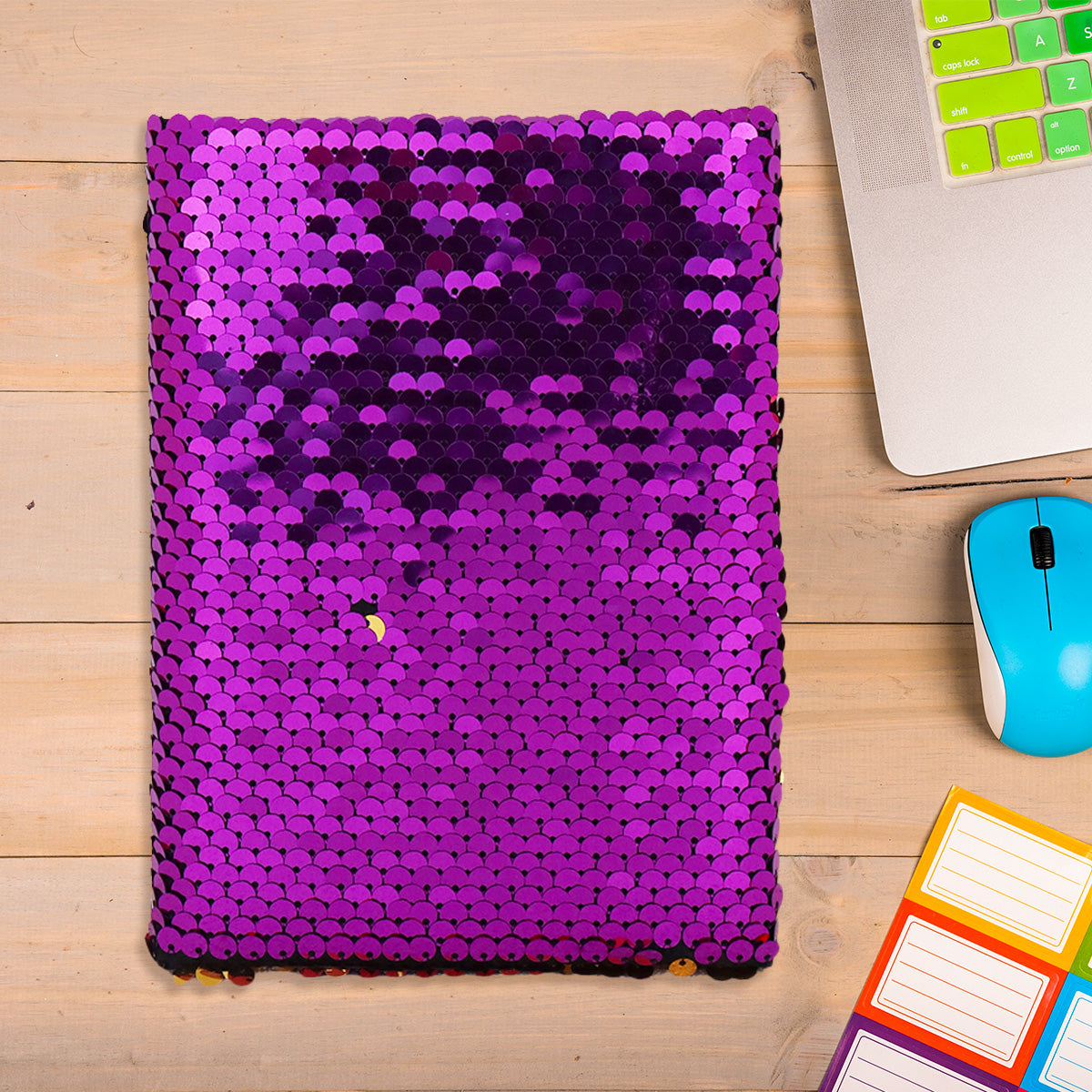 Libreta con Lentejuelas color Morado