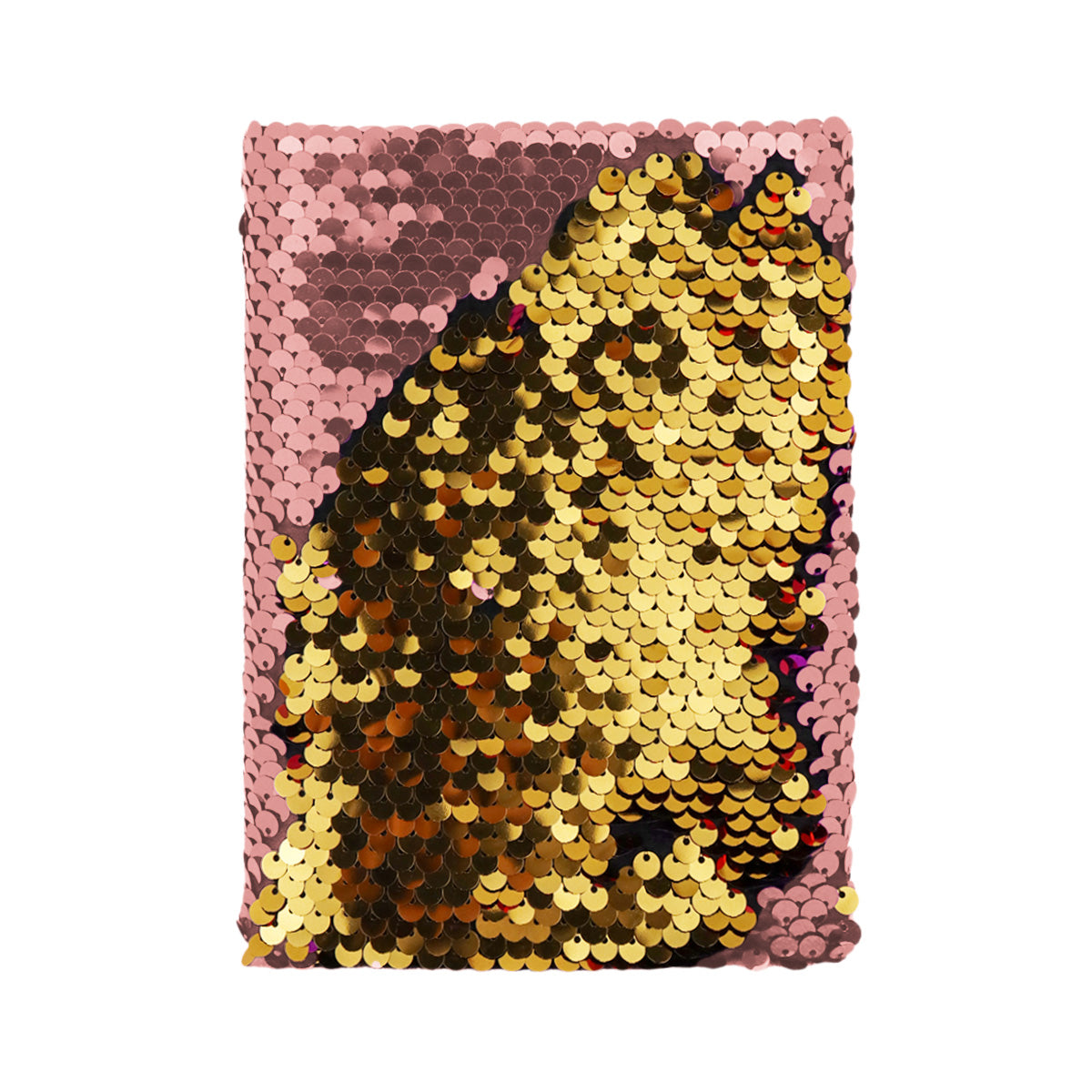 Libreta con Lentejuelas color Rosa