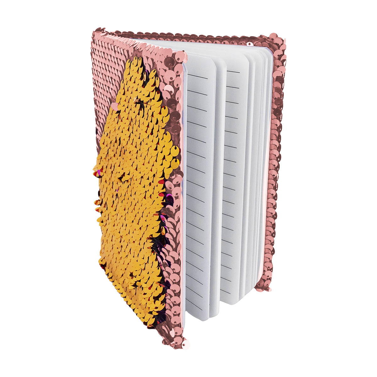 Libreta con Lentejuelas color Rosa