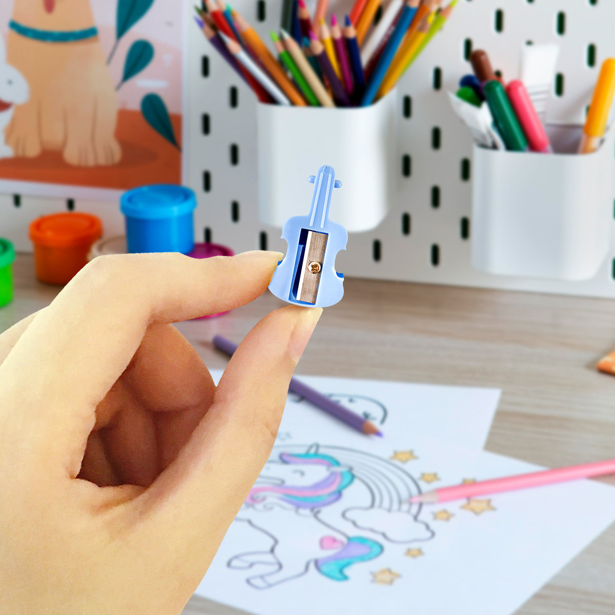 Set de Sacapuntas + Gomas, Guitarra