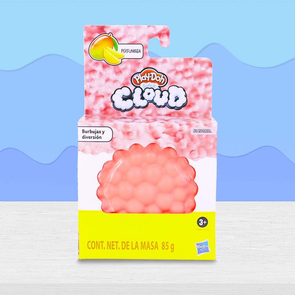Play-Doh, Super Cloud, Burbujas y Diversión, Lata Individual de Masa