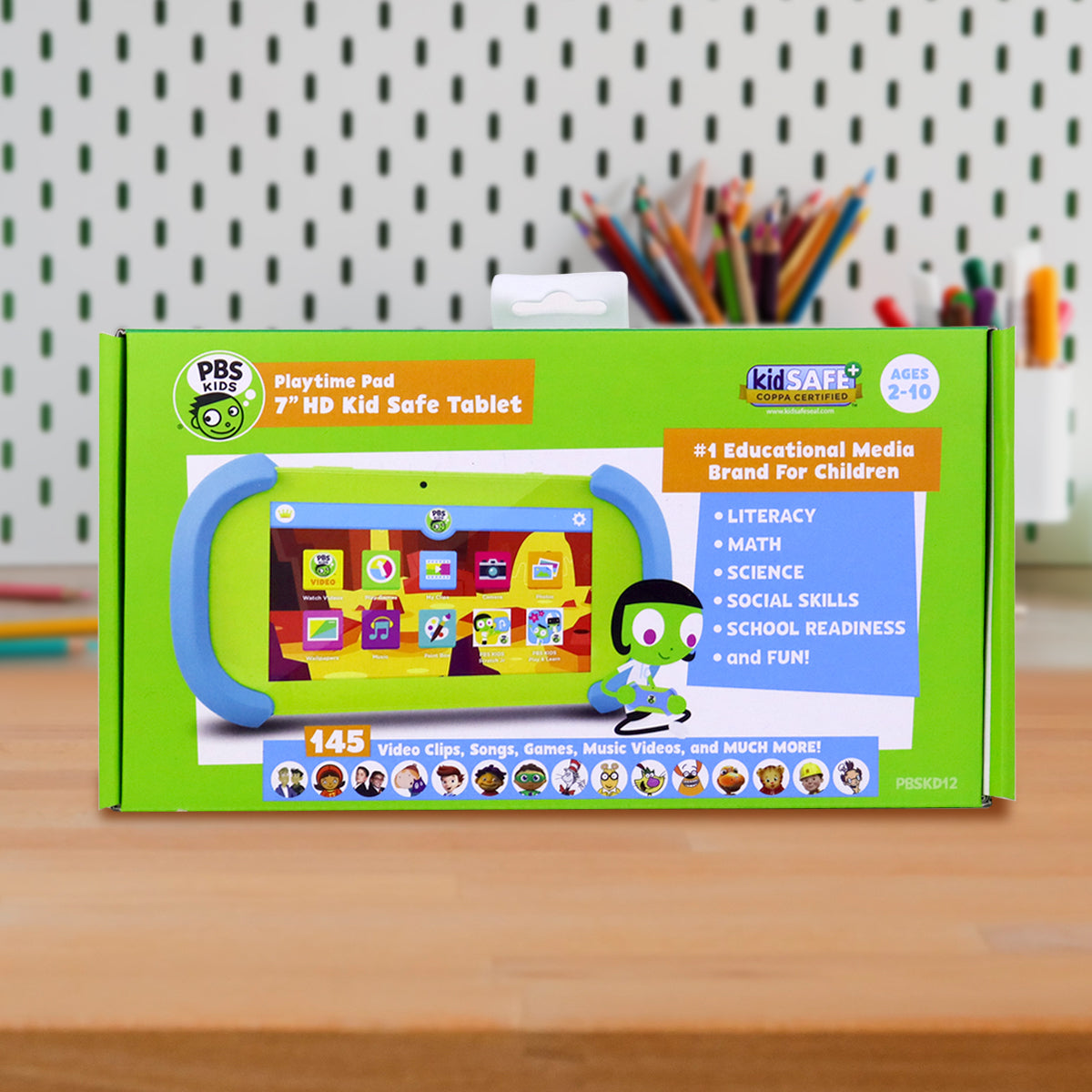 PBS Kids 7 HD Educational Playtime Kid-Safe Tablet with Android 6.0  (PBSKD12)