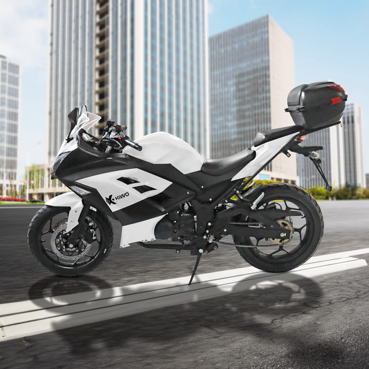 Motocicleta Kiwo Fuji 250 2024, color Blanco