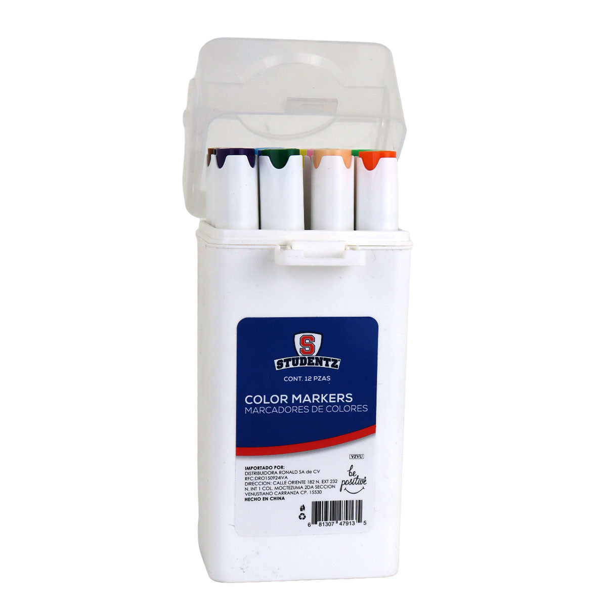 Marcadores de Doble Punta, 12 pzas