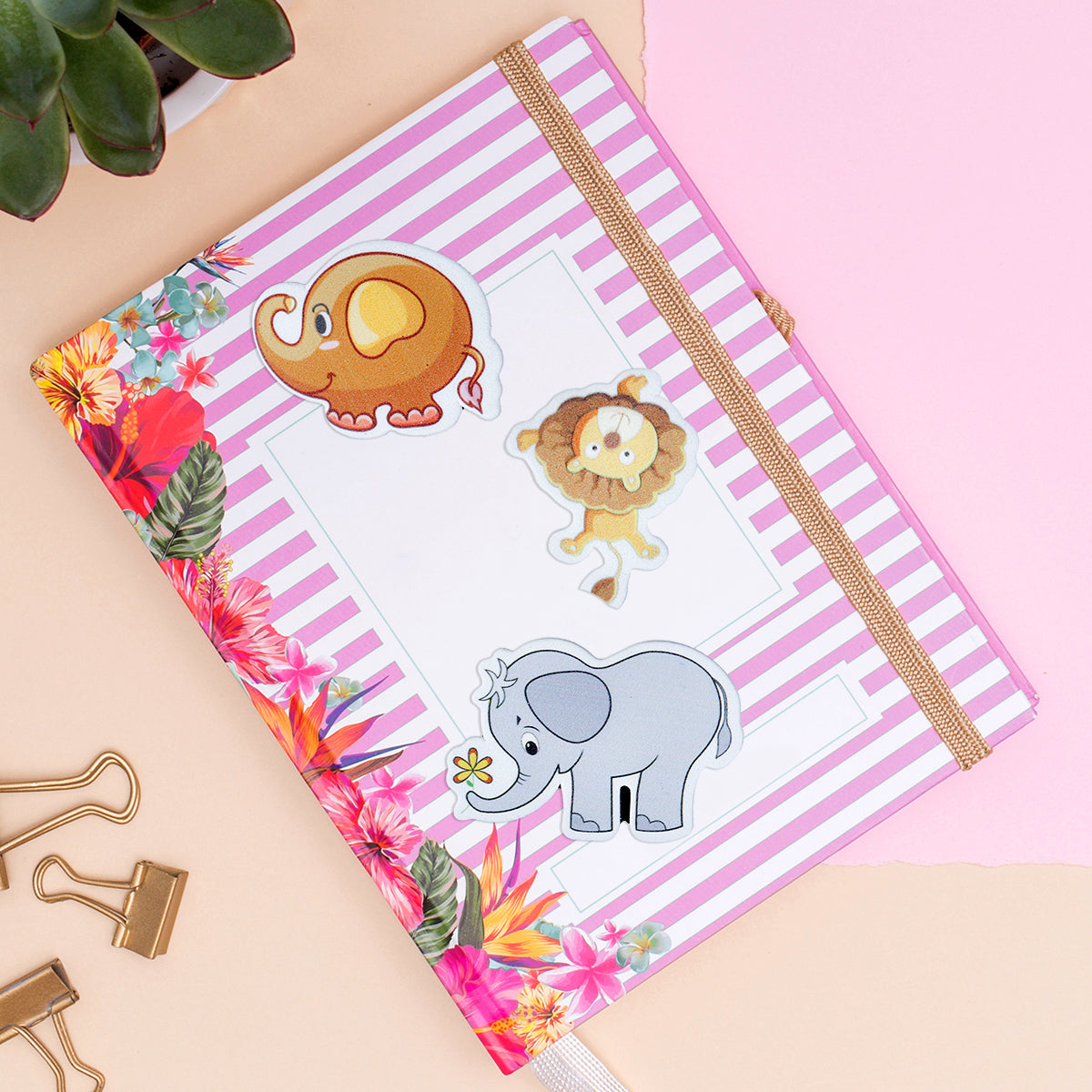 Stickers con Adhesivo en Forma de Animales