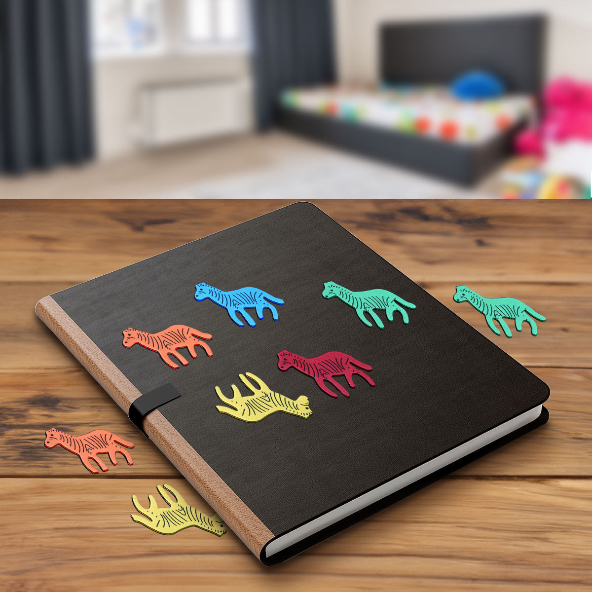 Stickers de Foamy en Forma de Animales con Adhesivo