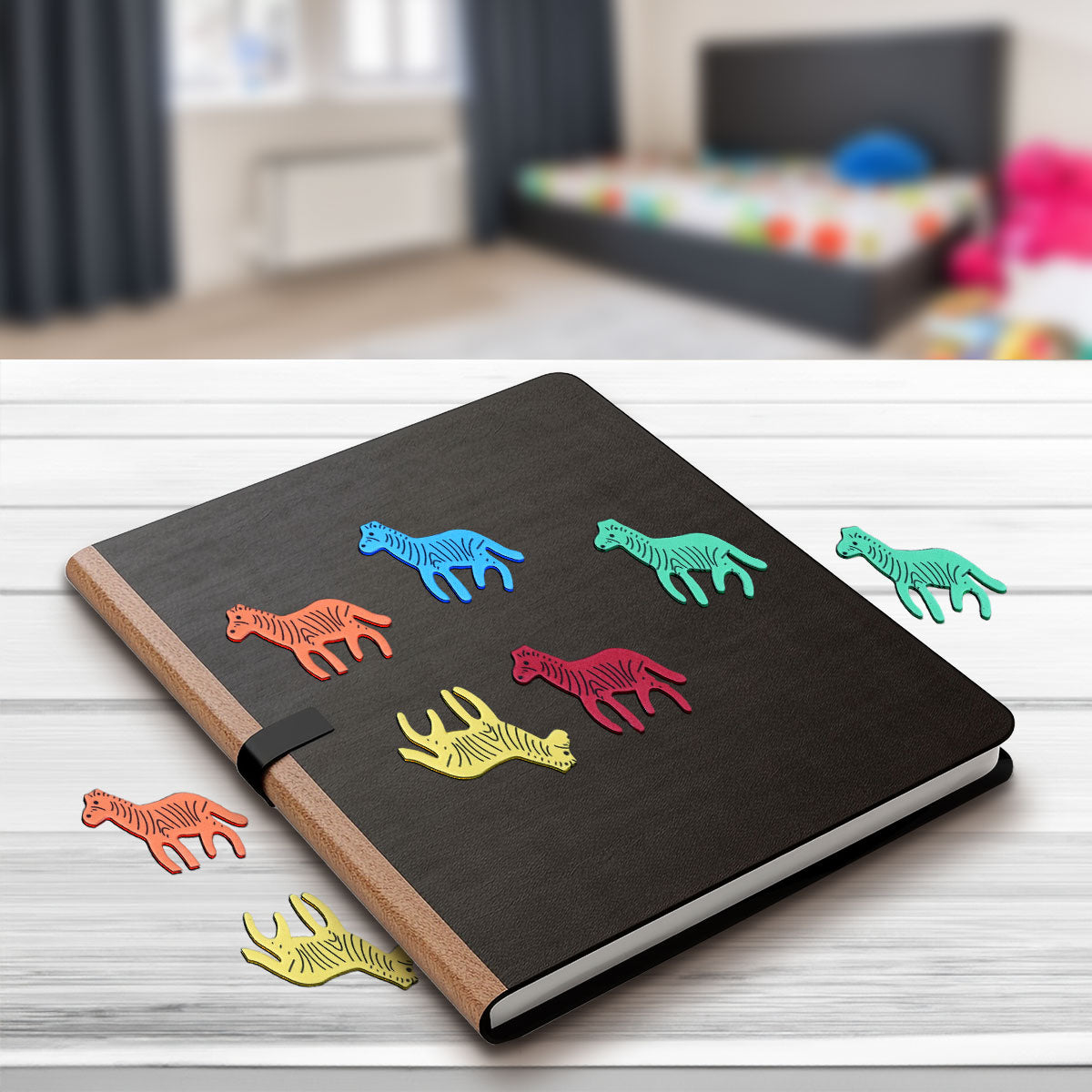 Stickers de Foamy en Forma de Animales con Adhesivo