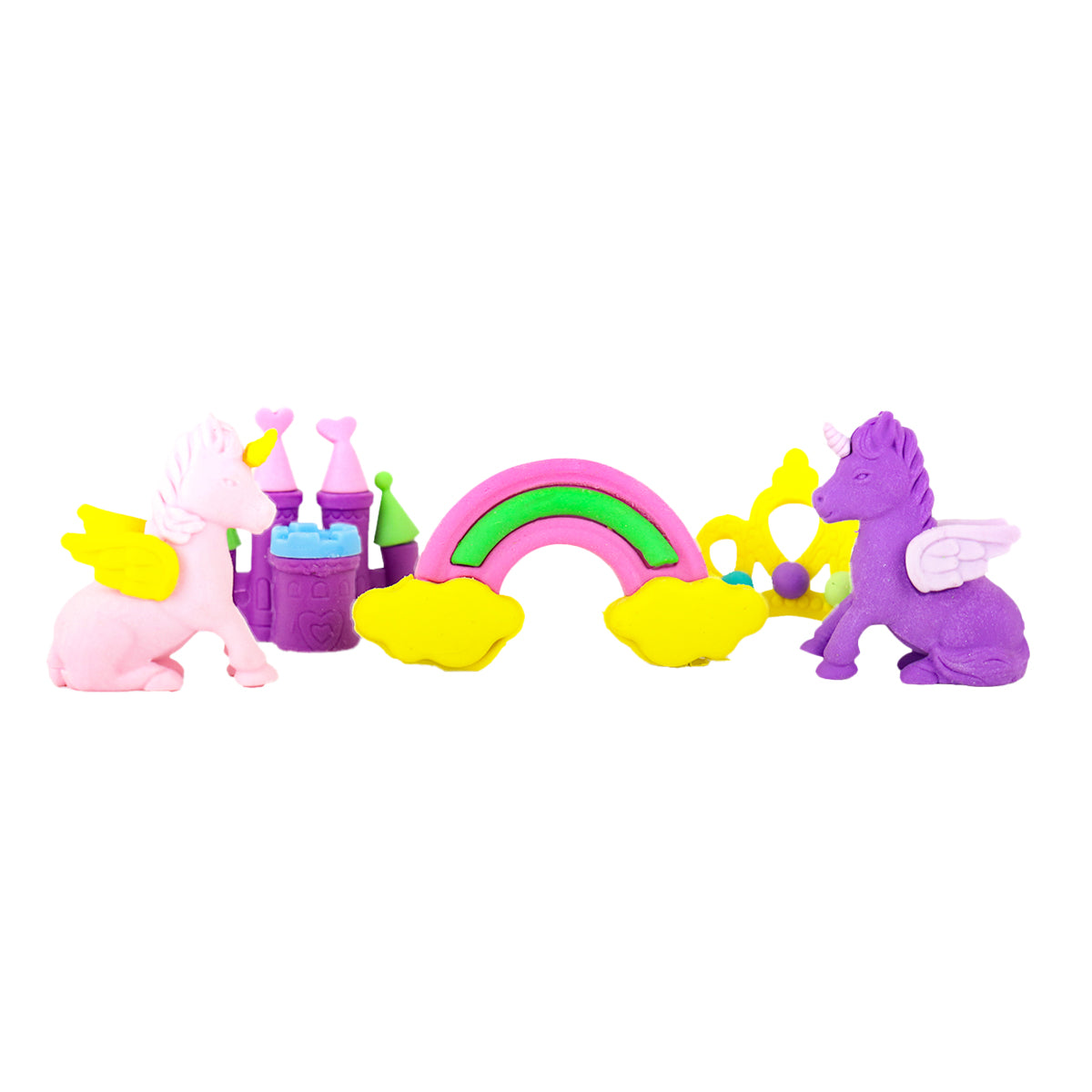 Set de 5 Gomas, Mundo de Princesa