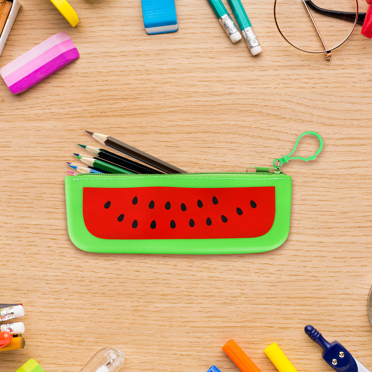 Lapicera de Silicona en Forma de Sandía