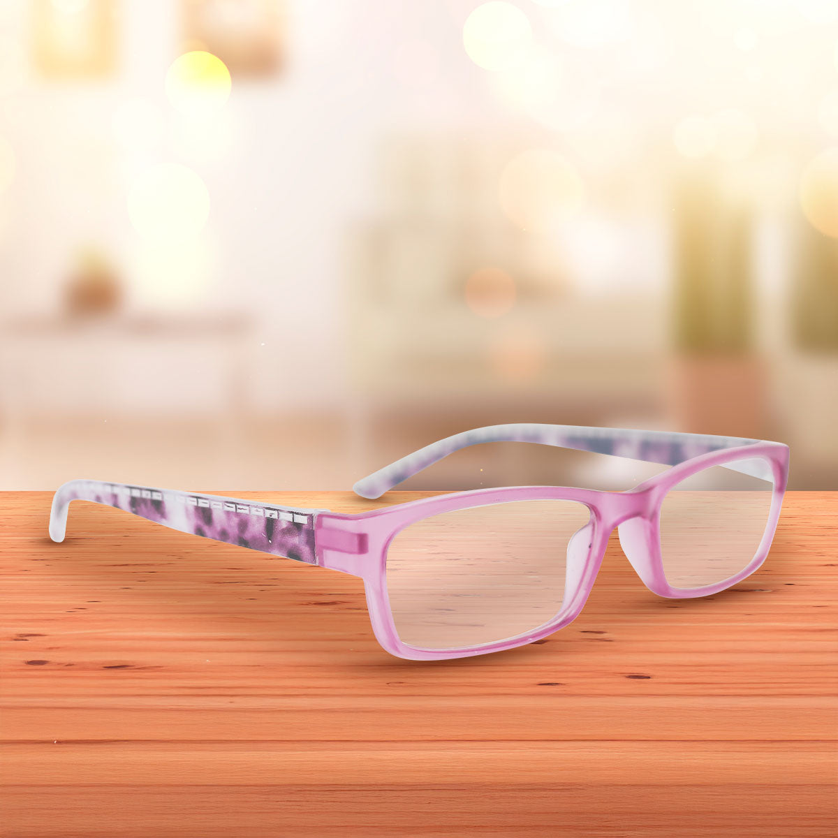 Lentes de Lectura Rectangulares, Color Lila +1.50