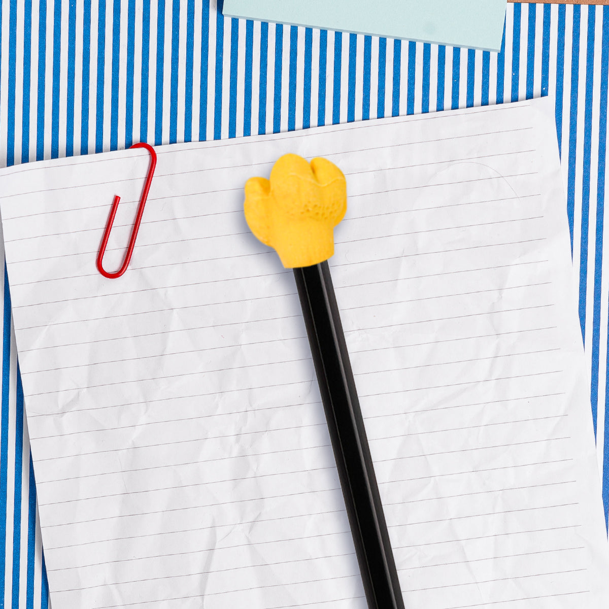 Palomitas, Set de 10 Gomas, Color Amarillo