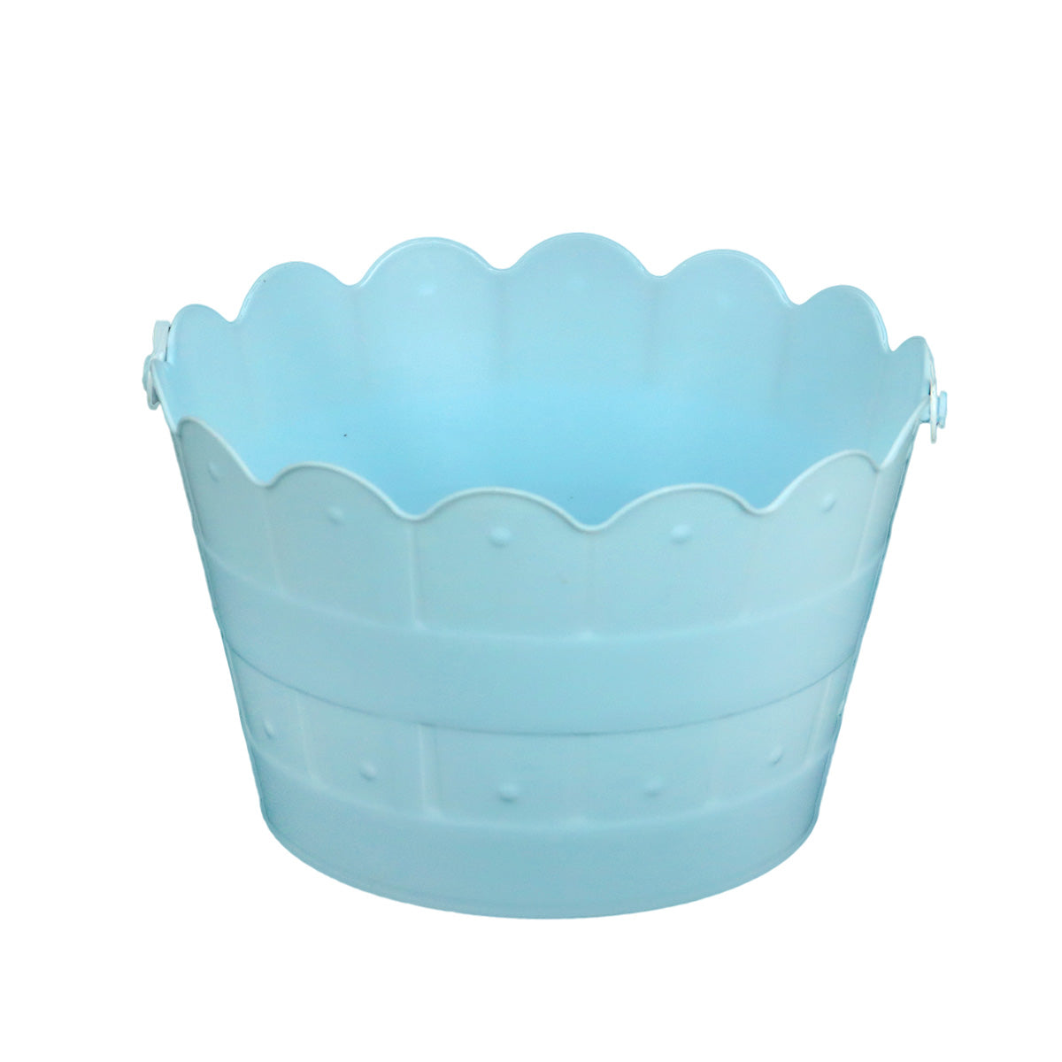 Canasta Decorativa de Plástico, Color Azul