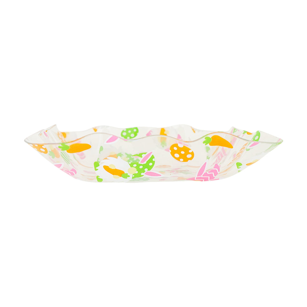 Plato con Estampado de Zanahoria, 13x3cm