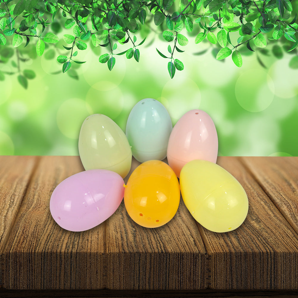 Set de 12 Huevitos para Pascua, Colores Pastel