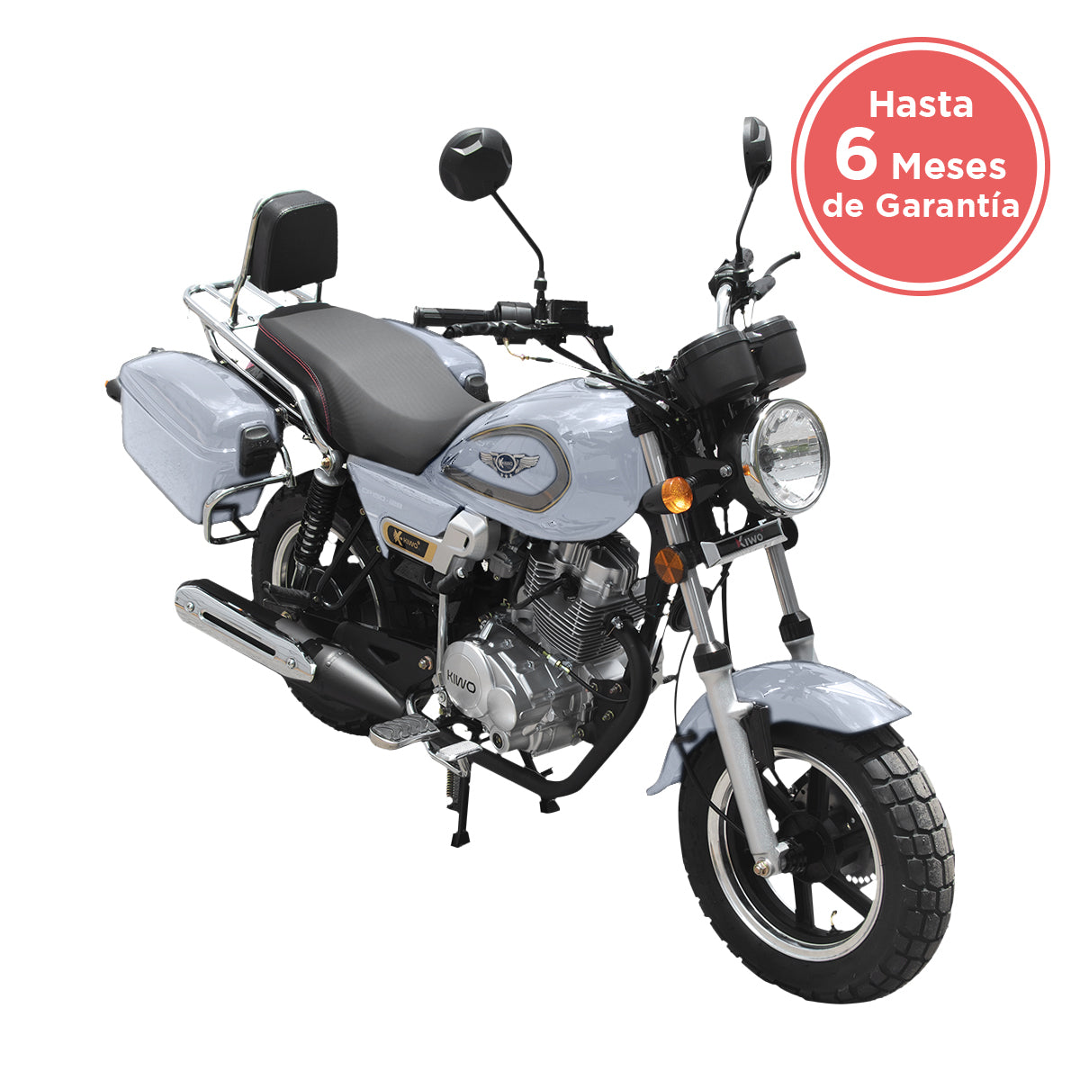 Motocicleta Kiwo 150 2024, color Gris