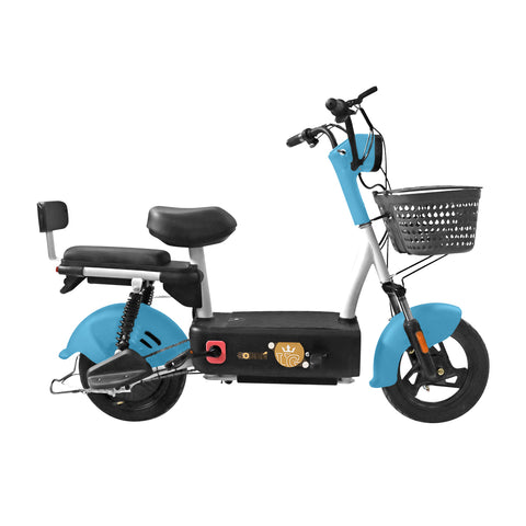Bicicleta Eléctrica Kiwo GYE002, color Azul