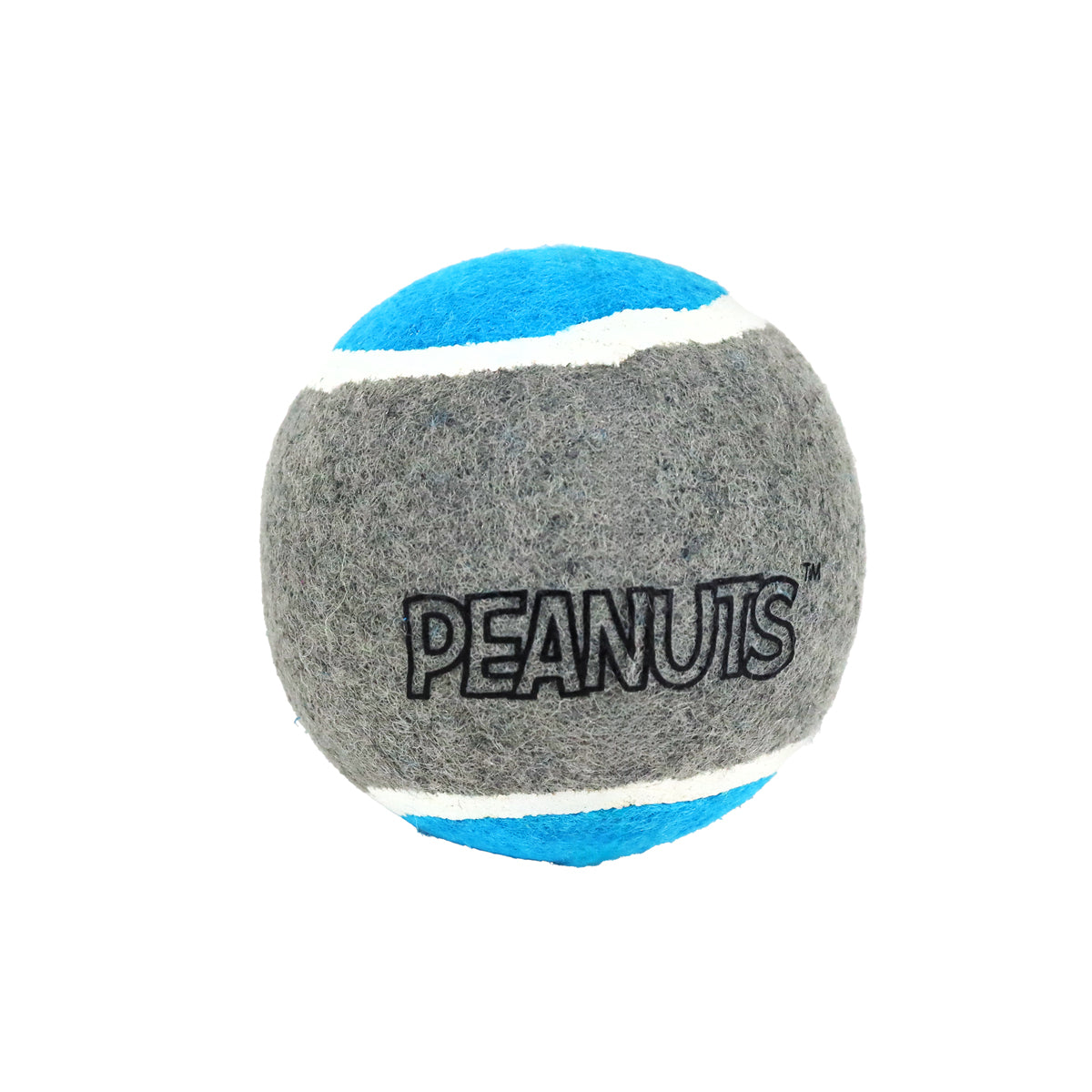 Pelota de Tenis con Diseño de Peanuts para Perro, Color Azul con Gris