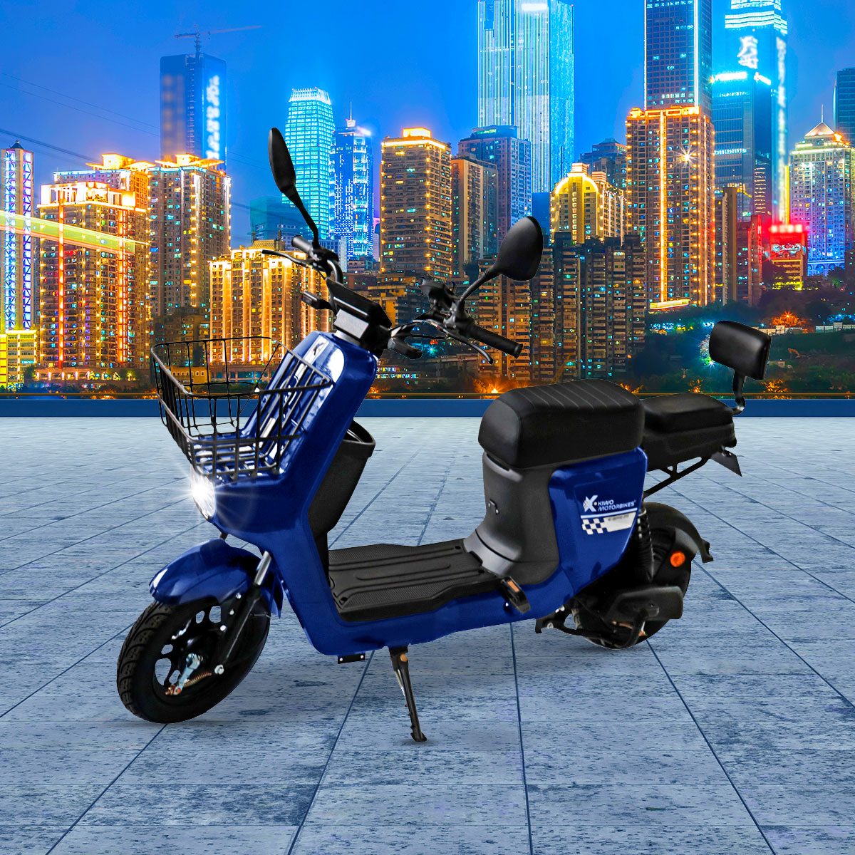 Bicicleta Eléctrica Kiwo Z5, color Azul (Reacondicionado)