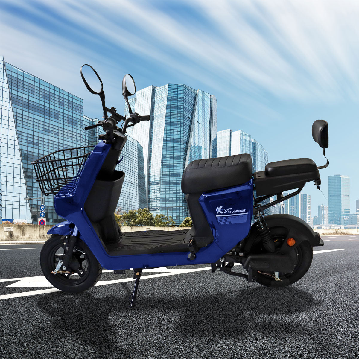 Bicicleta Eléctrica Kiwo Z5, color Azul (Reacondicionado)