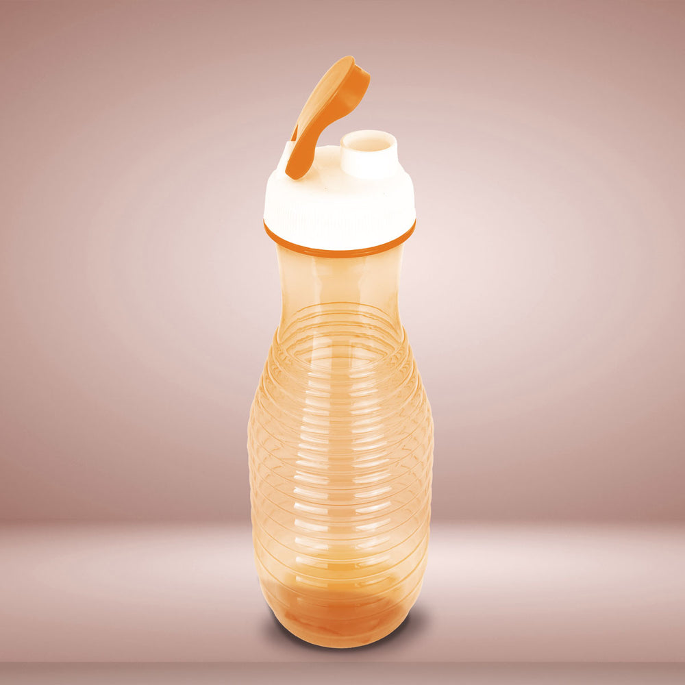 Botella de Plástico color Naranja, 1L