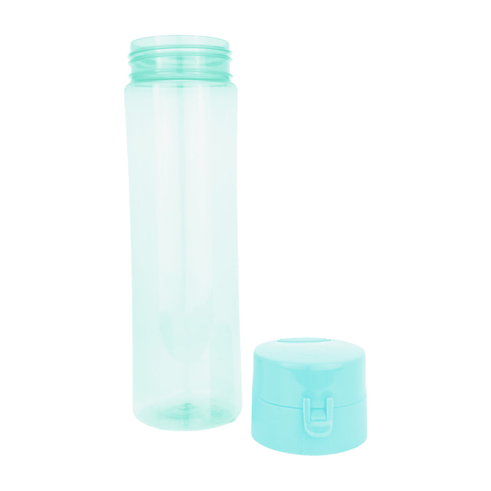 Botella de Plástico color Aqua 650ml