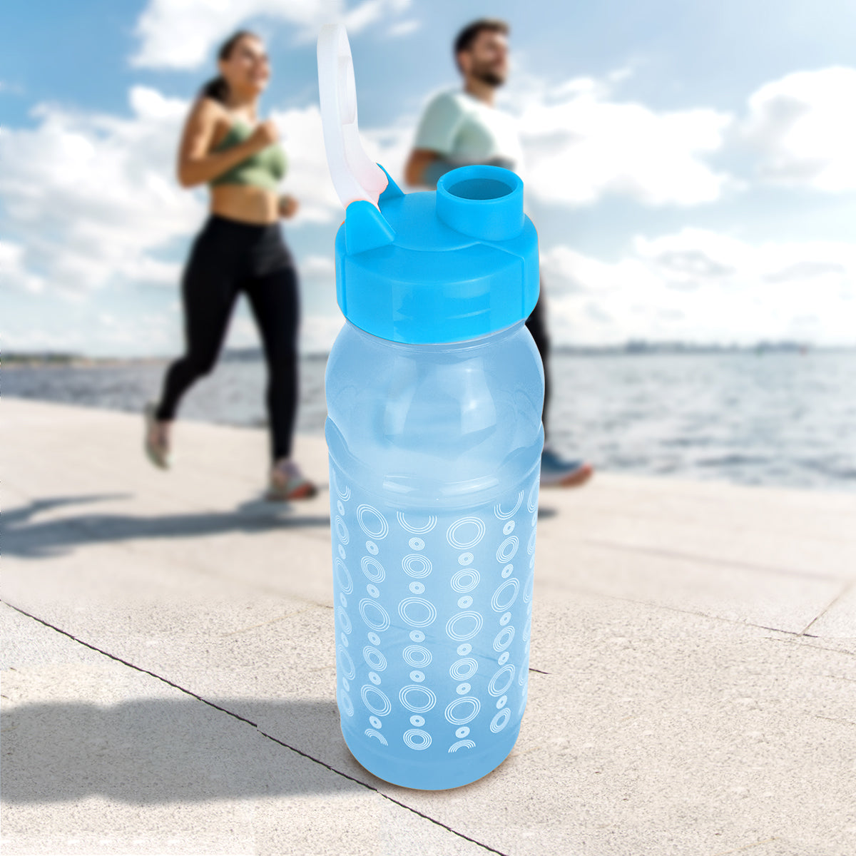 Botella de Plástico color Aqua, 680ml