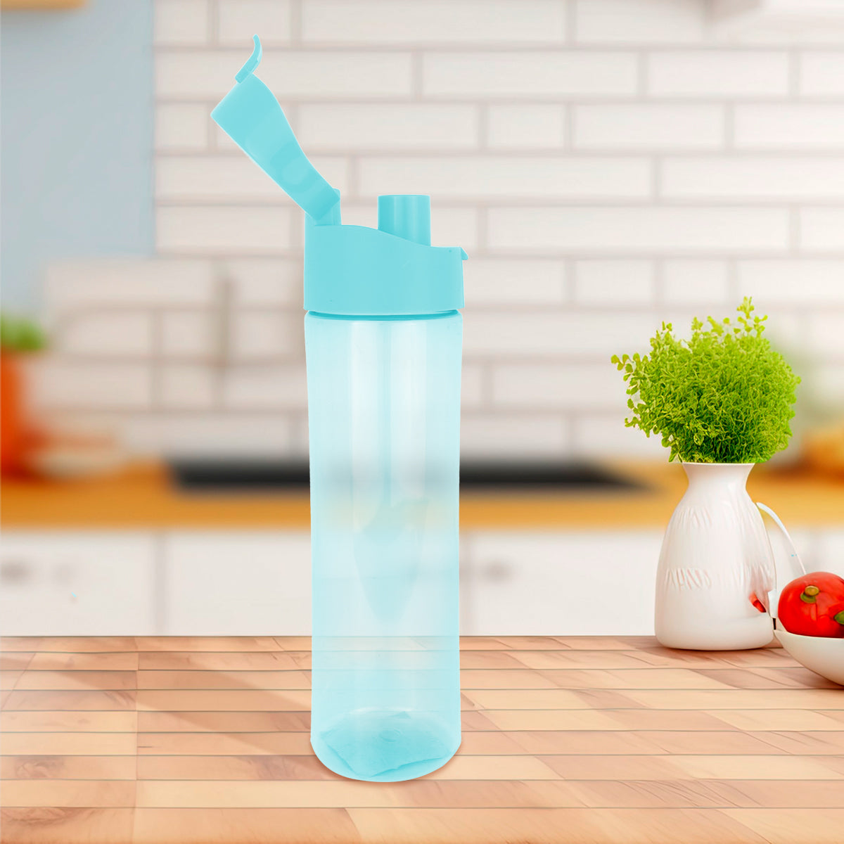 Botella de Plástico color Aqua 600ml