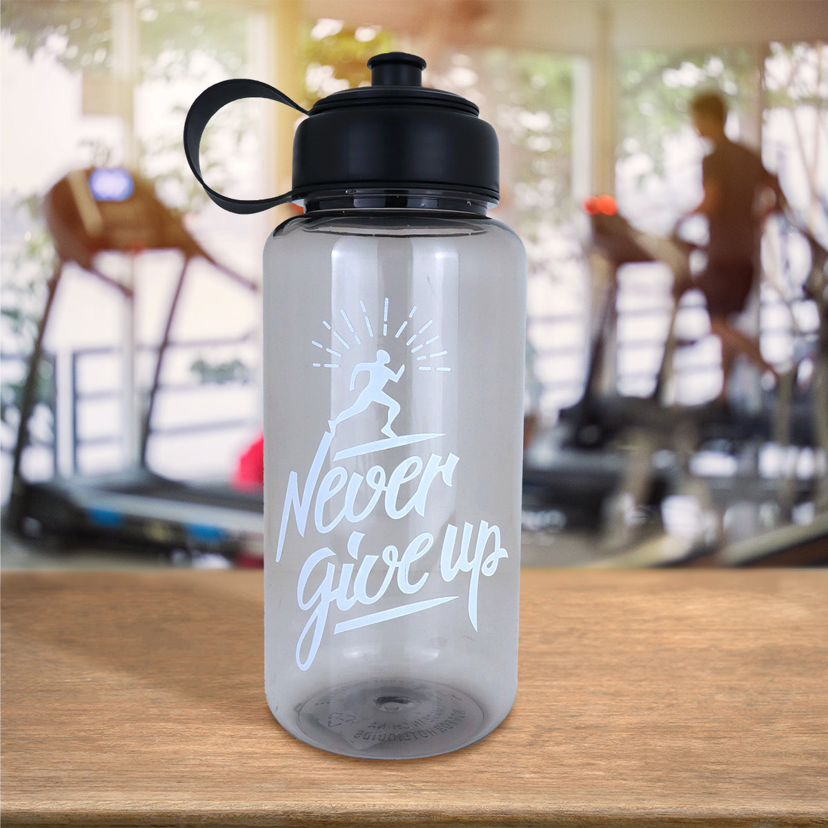 Botella de Plástico color Negro 1100ml