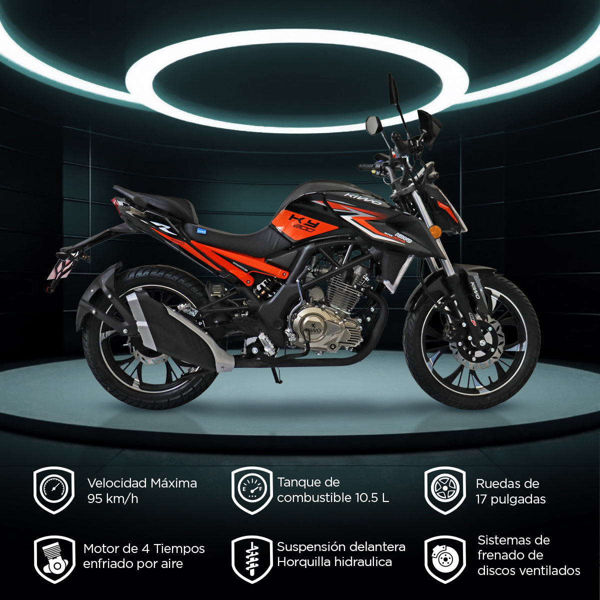 Motocicleta Kiwo KY 200 2025