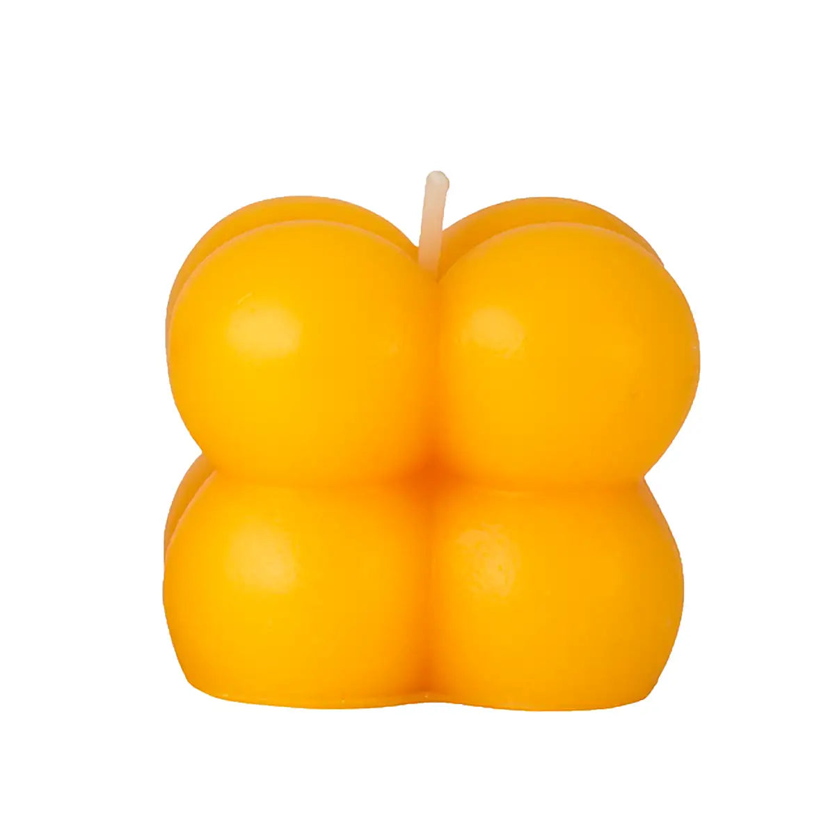 Bubble, Mini Vela Decorativa, Color Amarillo