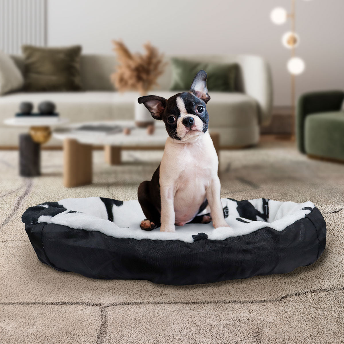 Cama para Mascota, Diseño Sombra de Perritos