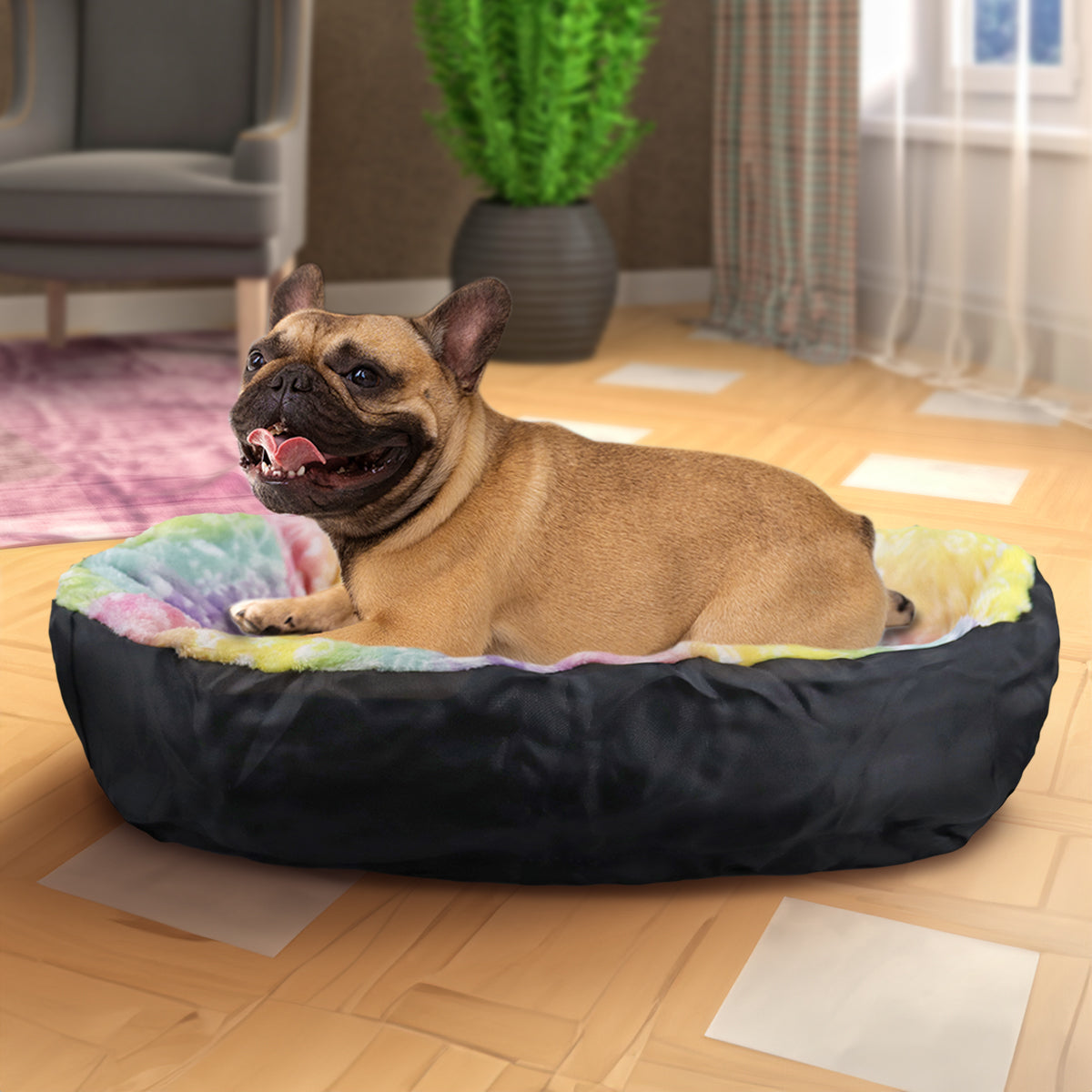 Cama para Mascota, Diseño Peace Colores