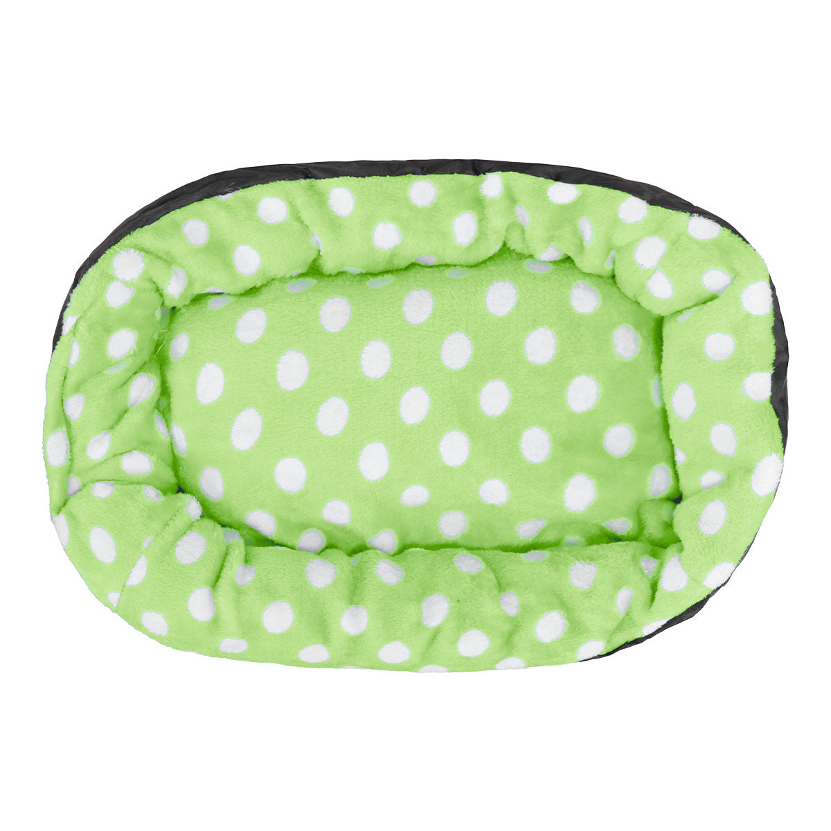 Cama para Mascota, Diseño Puntos, Color Amarillo