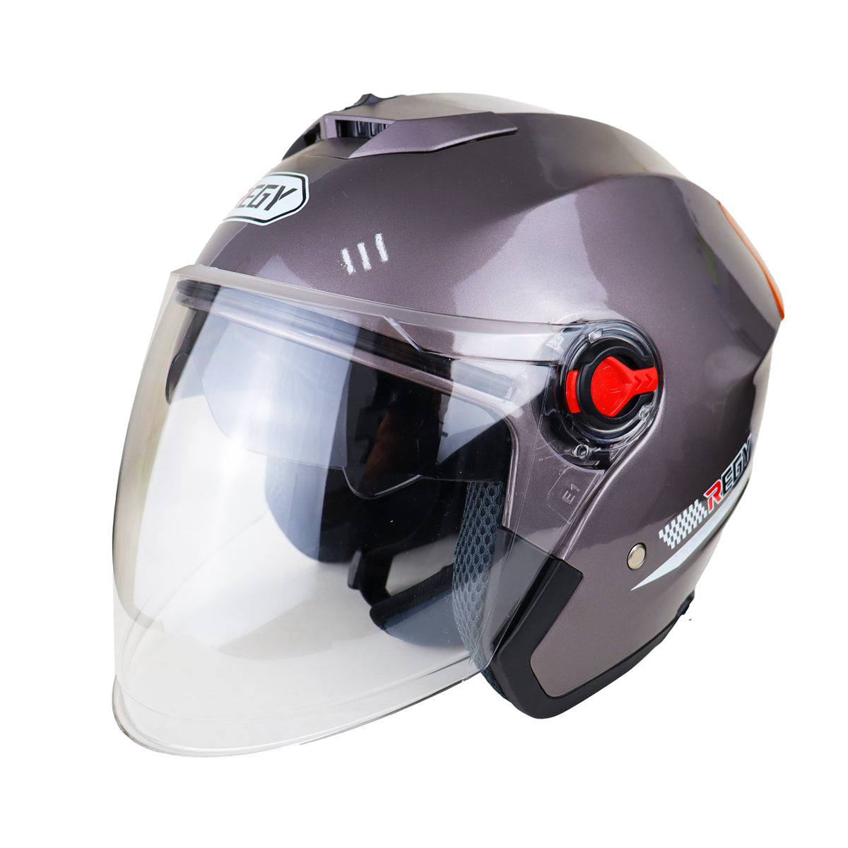 Casco para Motocicleta, color Gris