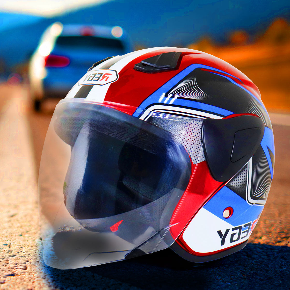 Casco para Motocicleta Eléctrica, REGY