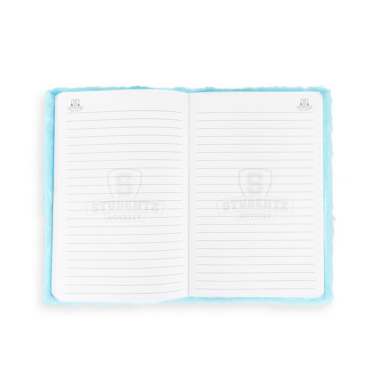 Libreta de Peluche con Diseño de Medusa, color Azul