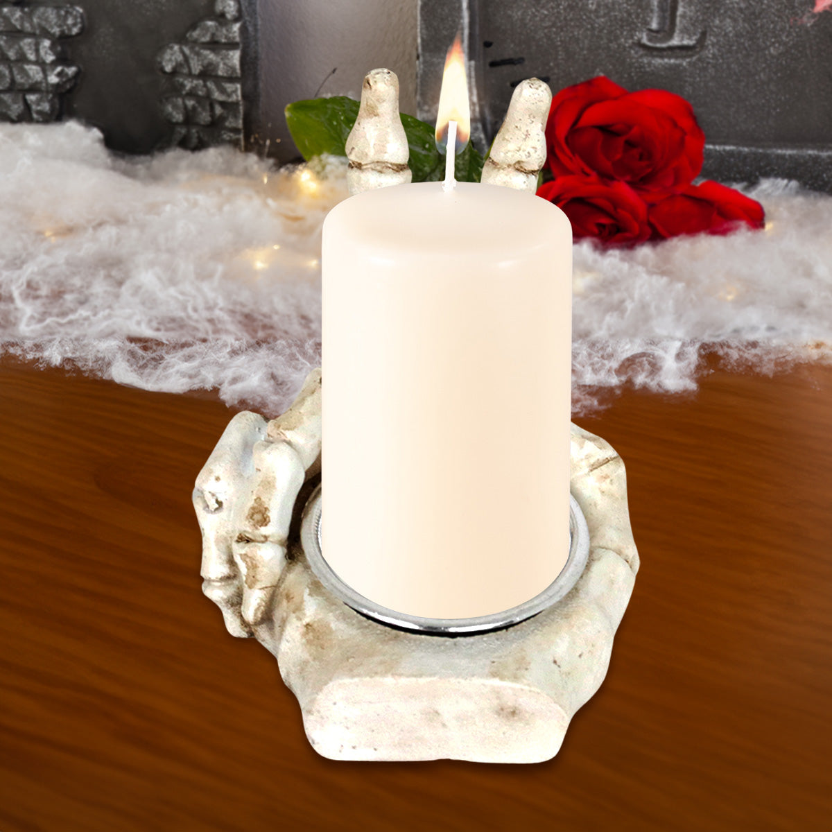 Mano, Amor y Paz, Portavela de Cerámica