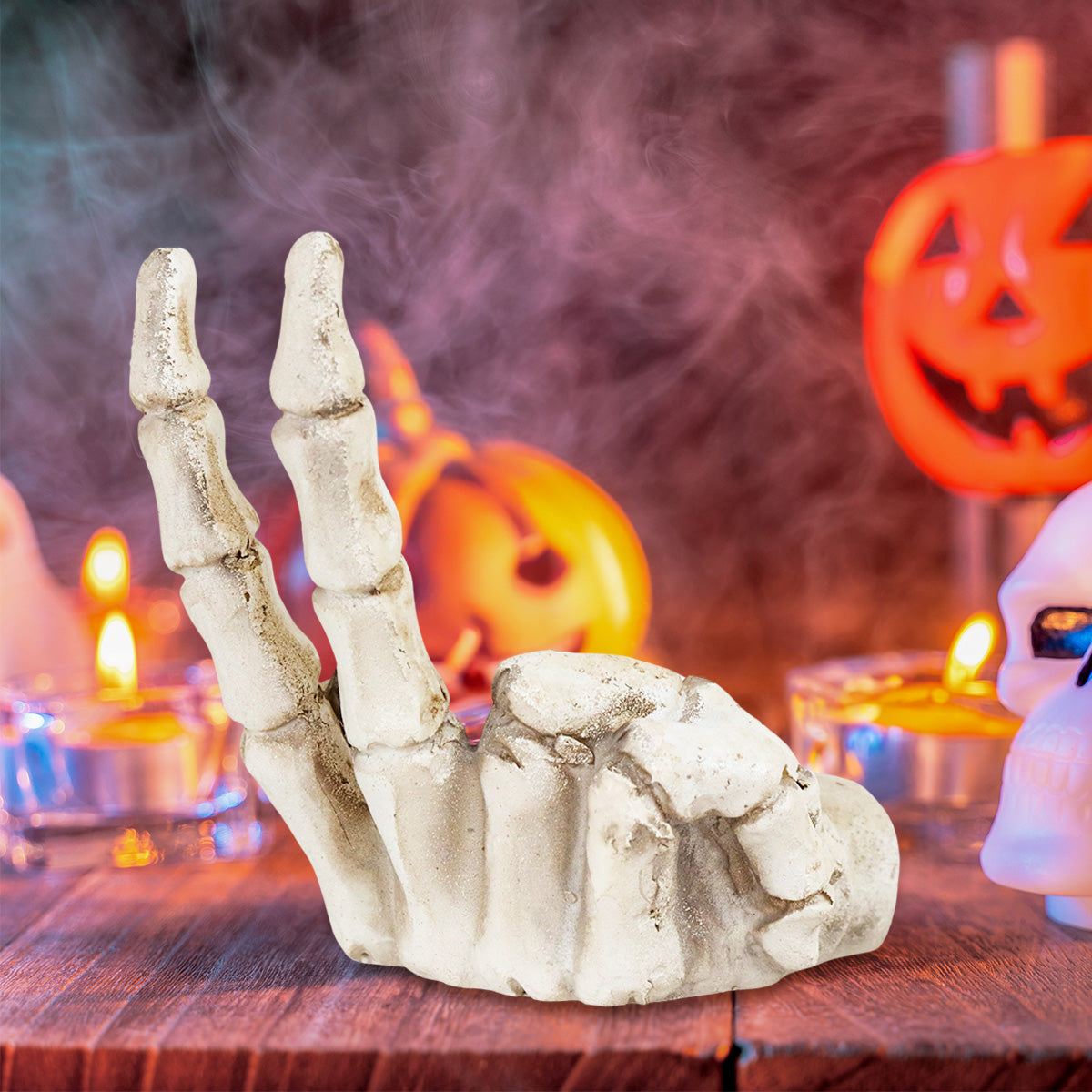 Mano, Amor y Paz, Portavela de Cerámica