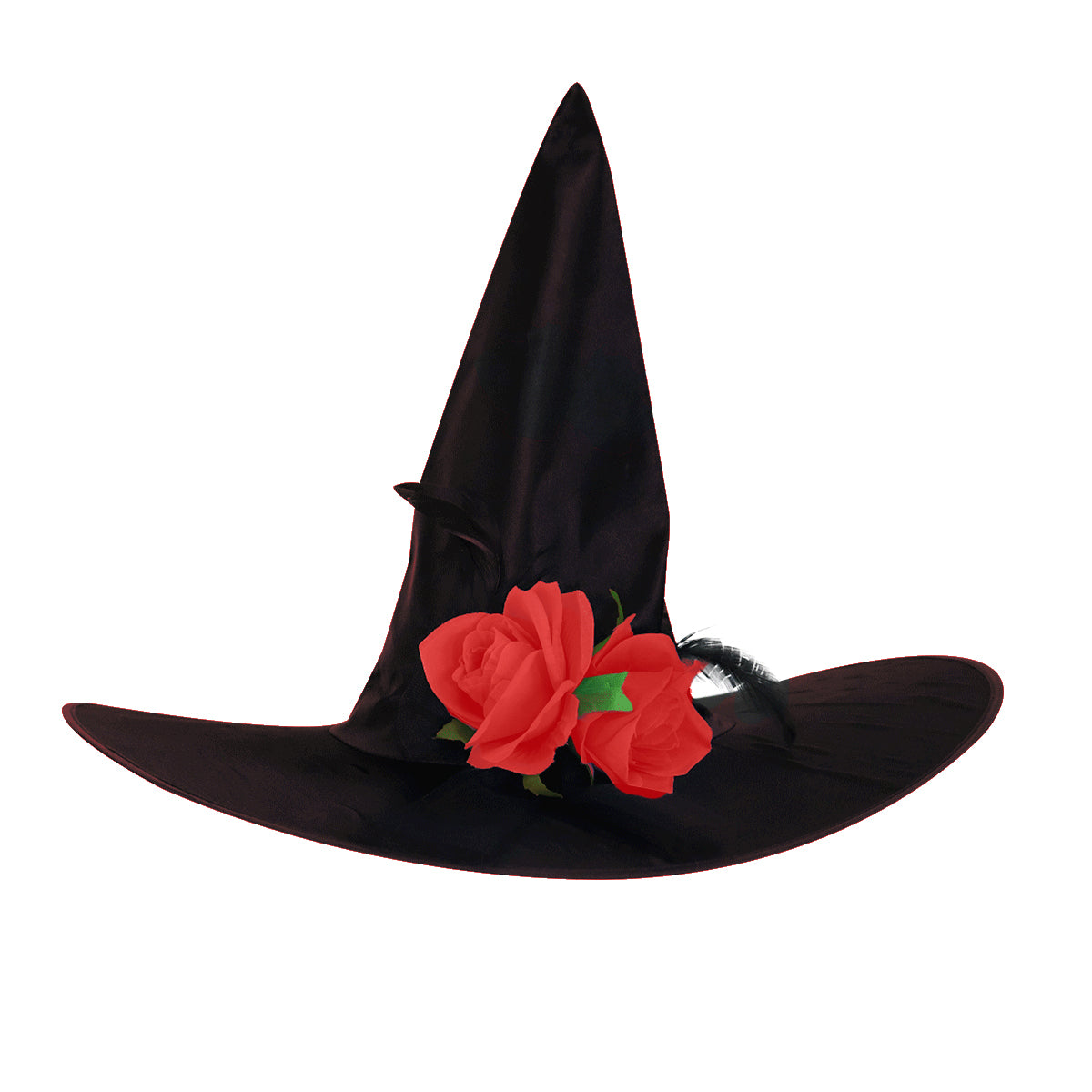 Sombrero con Flores Decorativas para Disfraz