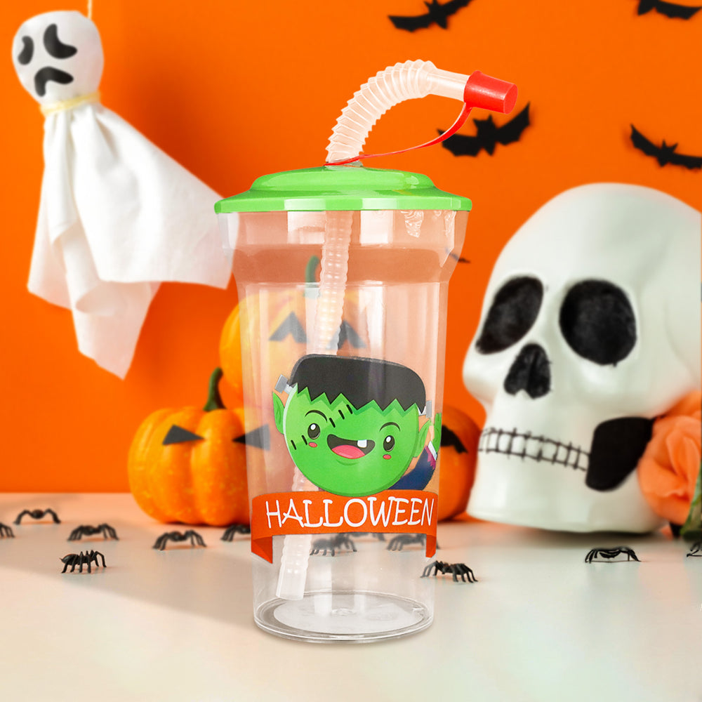 Vaso "Frankenstein" con Popote