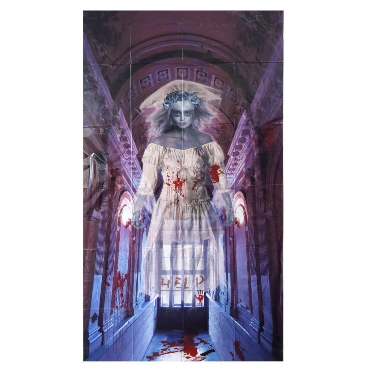 Póster Tenebroso de la Llorona para Decoración de Halloween
