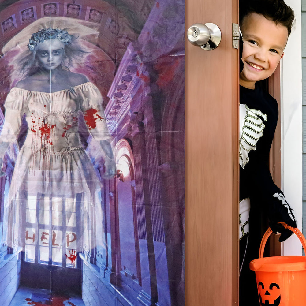 Póster Tenebroso de la Llorona para Decoración de Halloween