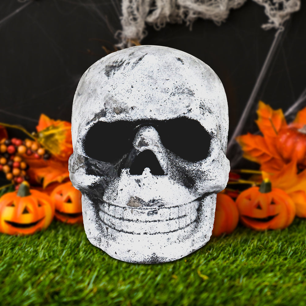 Calavera Decorativa de Unicel con Luz LED