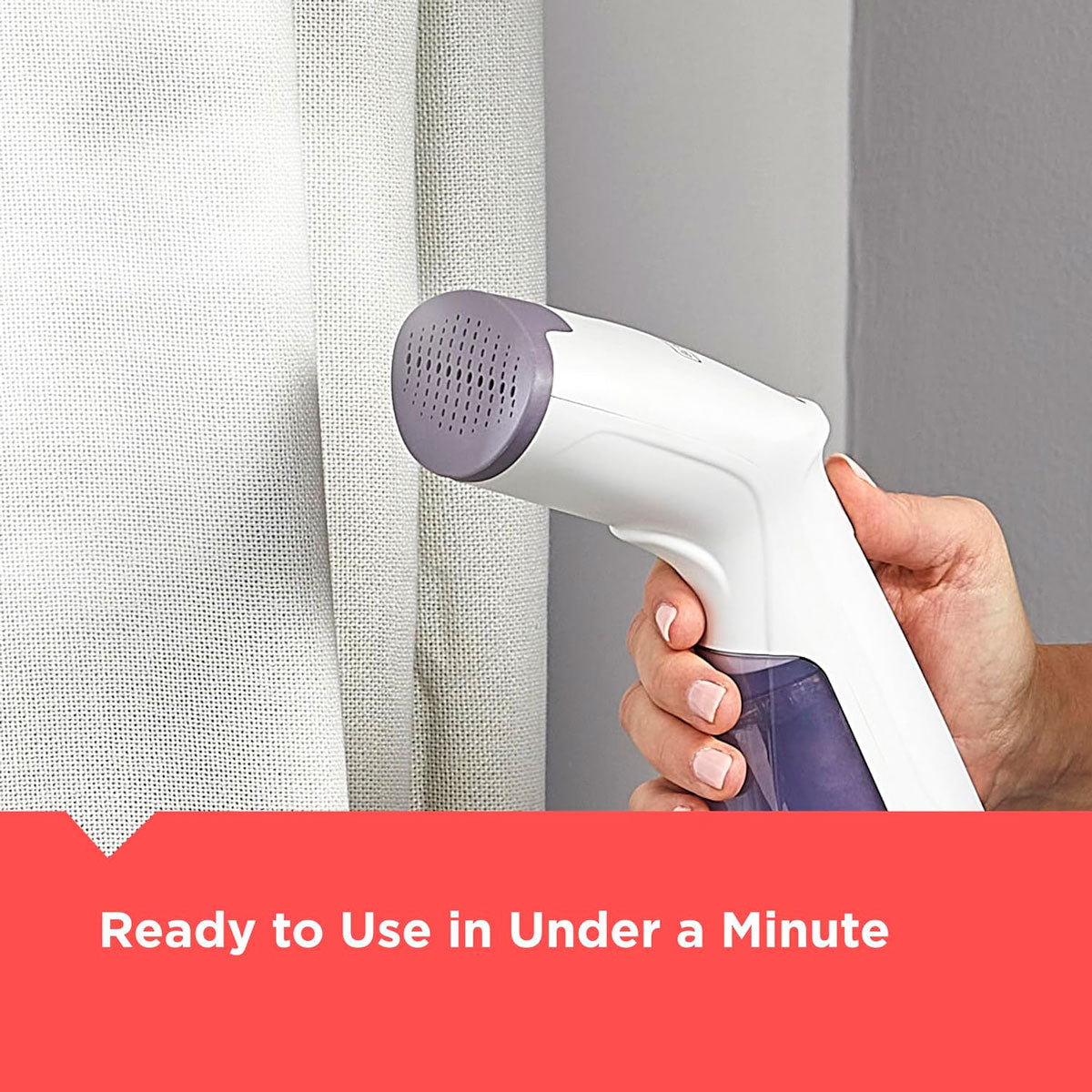 Plancha Vaporizadora Compacta de Mano Black+Decker