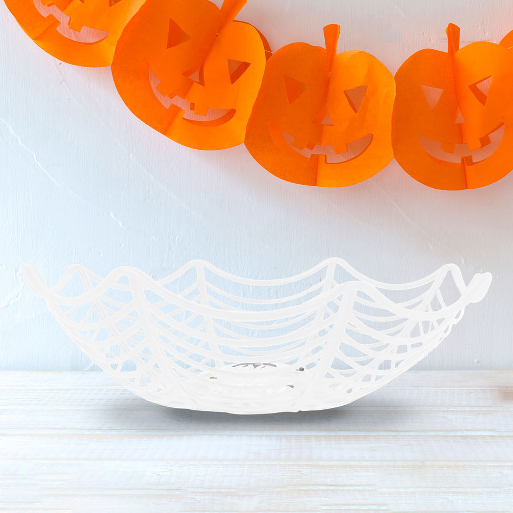 Bowl con Diseño de Telaraña color Blanco