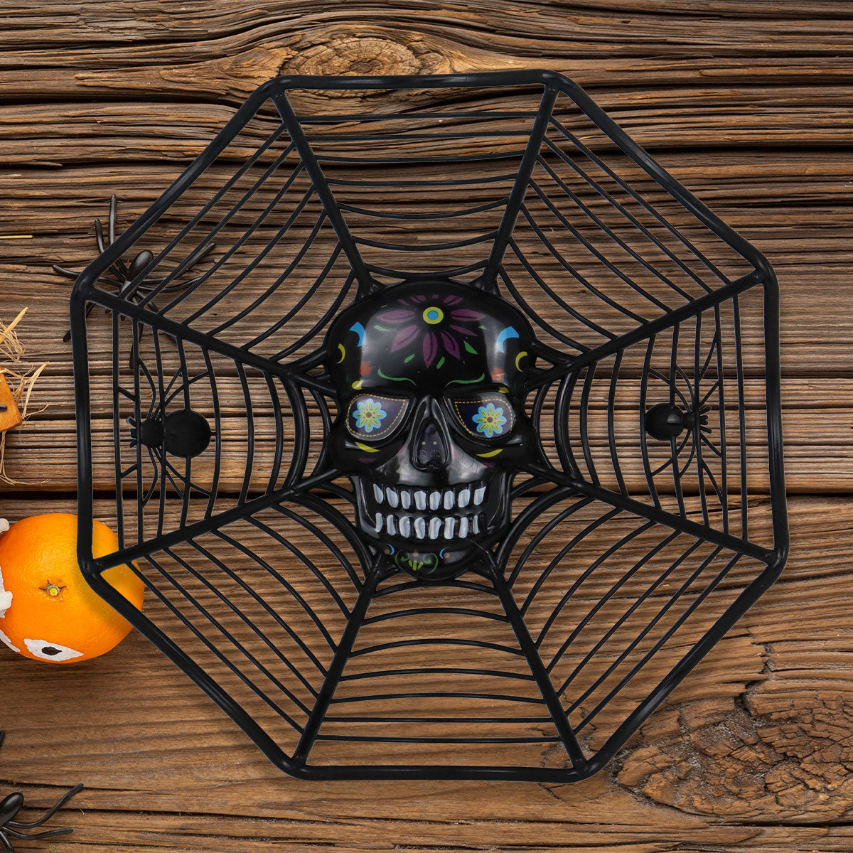 Bowl con Diseño de Telaraña color Negro